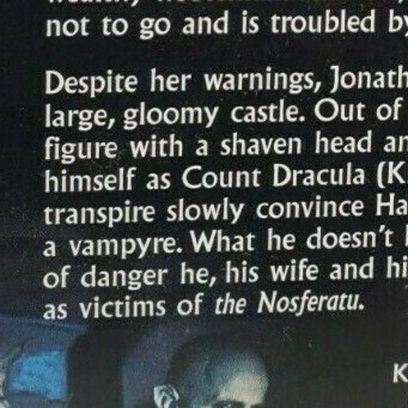 Nosferatu Phantom Der Nacht VHS Tape 99 - Picture 7 of 12